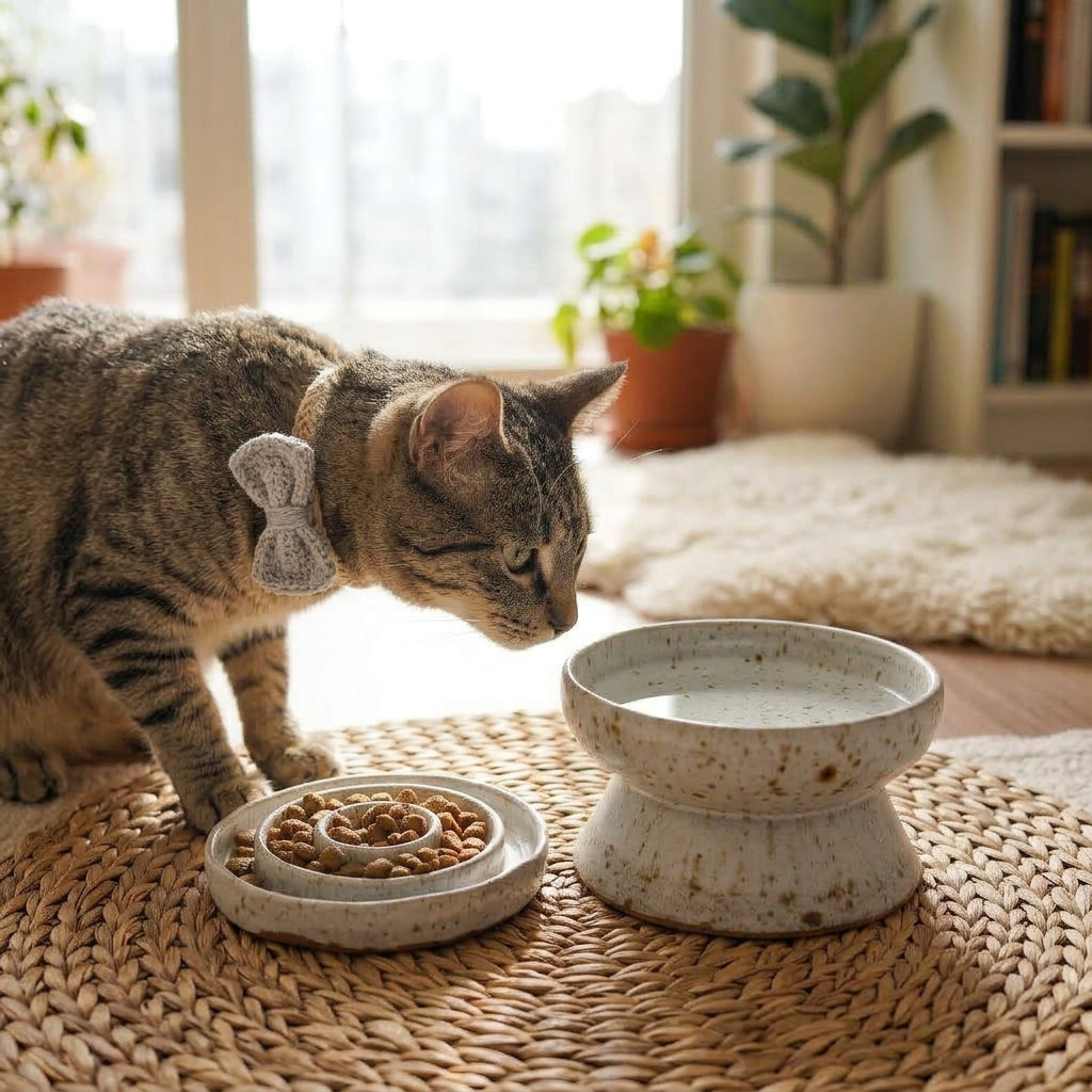 Morning Hush - Ceramic Pet Bowl set