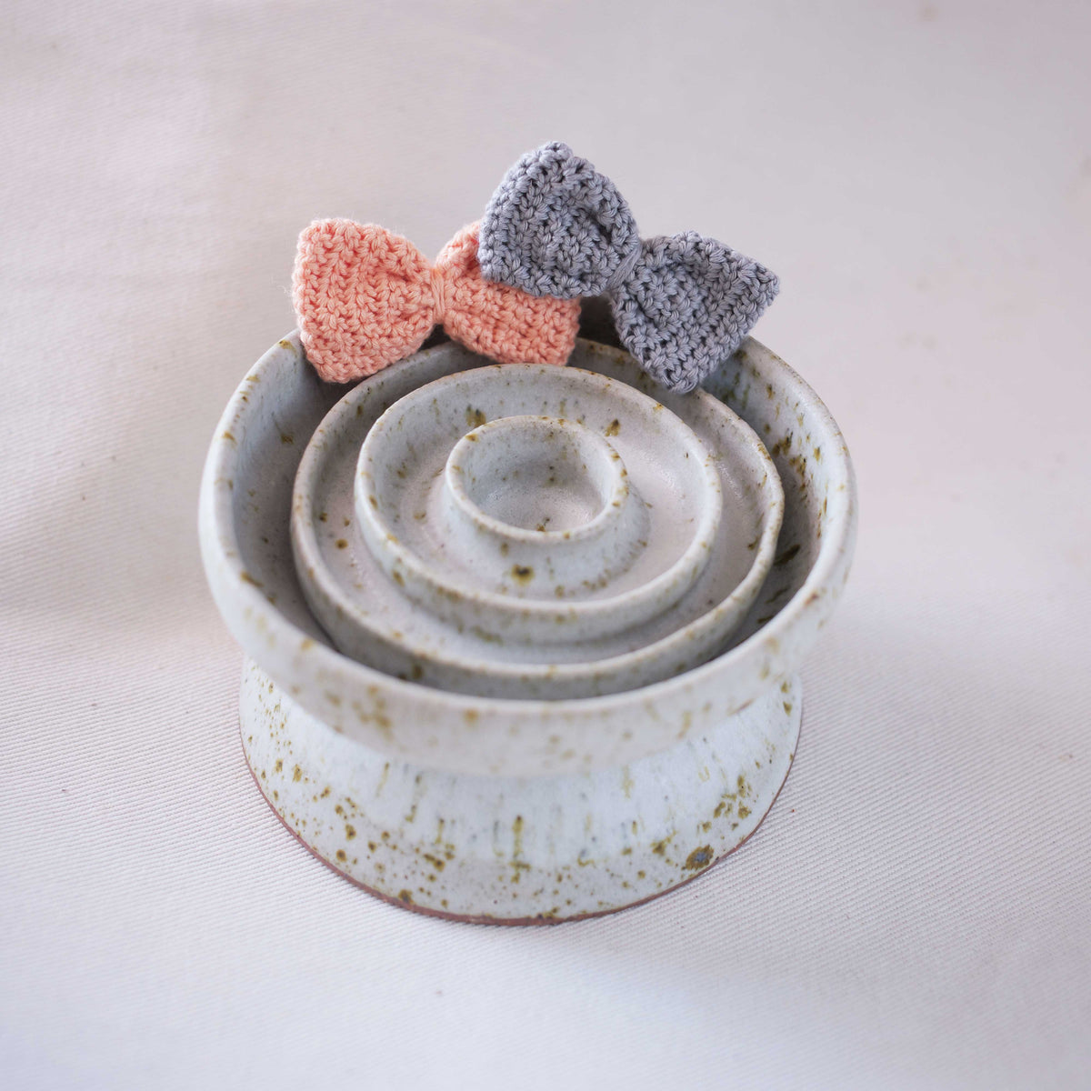 Morning Hush - Ceramic Pet Bowl set